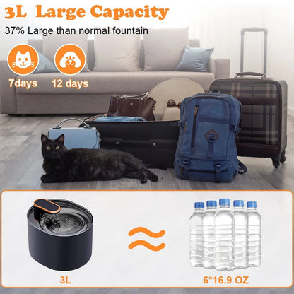 Hydraglow Motion Fountain – Smart, Silent, and Always Fresh for Your Pet