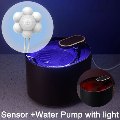 Hydraglow Motion Fountain – Smart, Silent, and Always Fresh for Your Pet